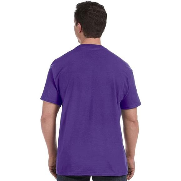 Hanes TAGLESS Pocket T-Shirt,Sand,Small - Picture 3 of 4